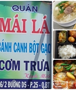 Quán Mái Lá - Quán Cơm Trưa Ngon Bình Thạnh