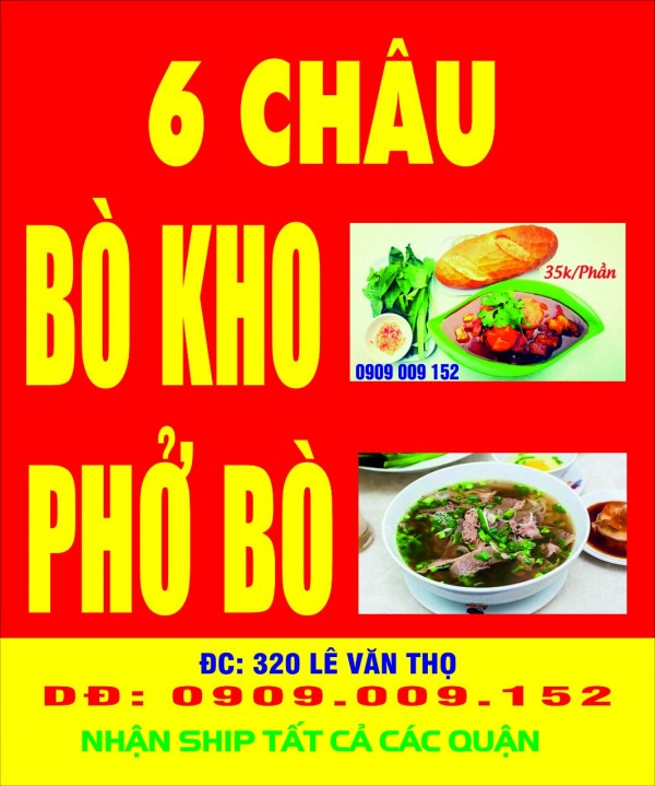 Quán ăn, ẩm thực: Quán Bò Kho Ngon Quận Gò Vấp Minhchau