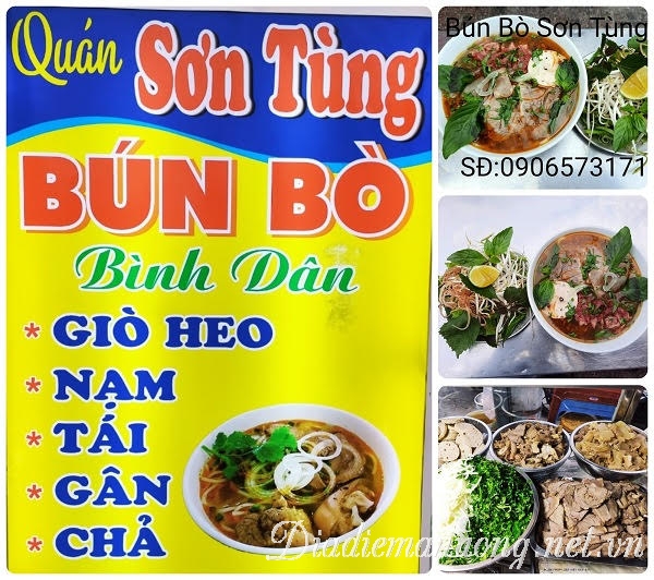 Bún Bò Huế Sơn Tùng Quán Bún Bò Huế Ngon Tân Bình