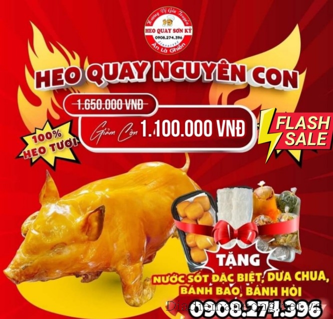 Lò Heo Quay Bình Tân - Heo Quay Sơn Kỳ